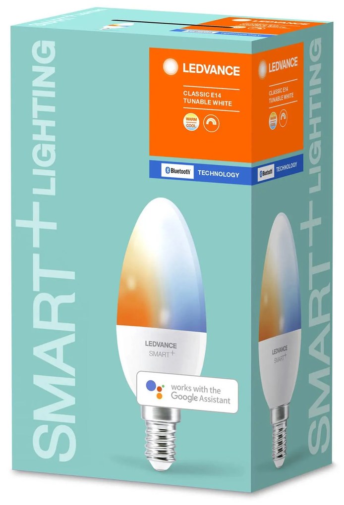 LEDVANCE SMART+ Bluetooth E14 sviečka matná 4,9W