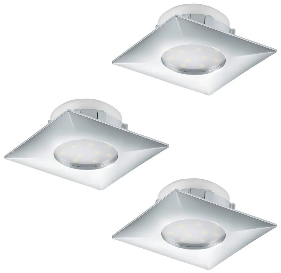 Eglo Eglo 95802 - SADA 3x LED podhľadové svietidlo PINEDA 1xLED/6W/230V EG95802