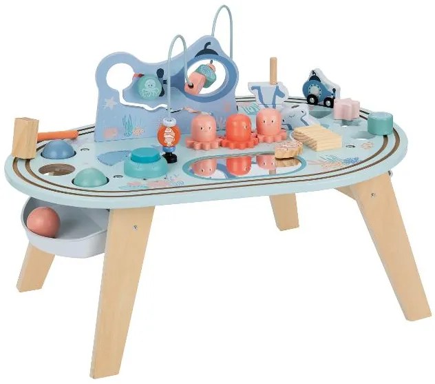 lupilu®  Drevená hračka na rozvoj motoriky (stôl na rozvoj motoriky)  (100395261)