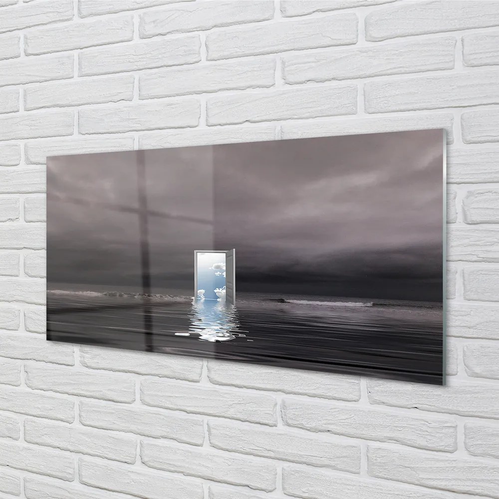 Obraz na akrylátovom skle Sea dvere neba 125x50 cm