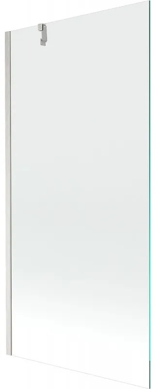 Mexen Next, 1-krídlová vaňová zástena 90 x 150 cm, 6mm číre sklo, oceľová, 895-090-000-00-00-97