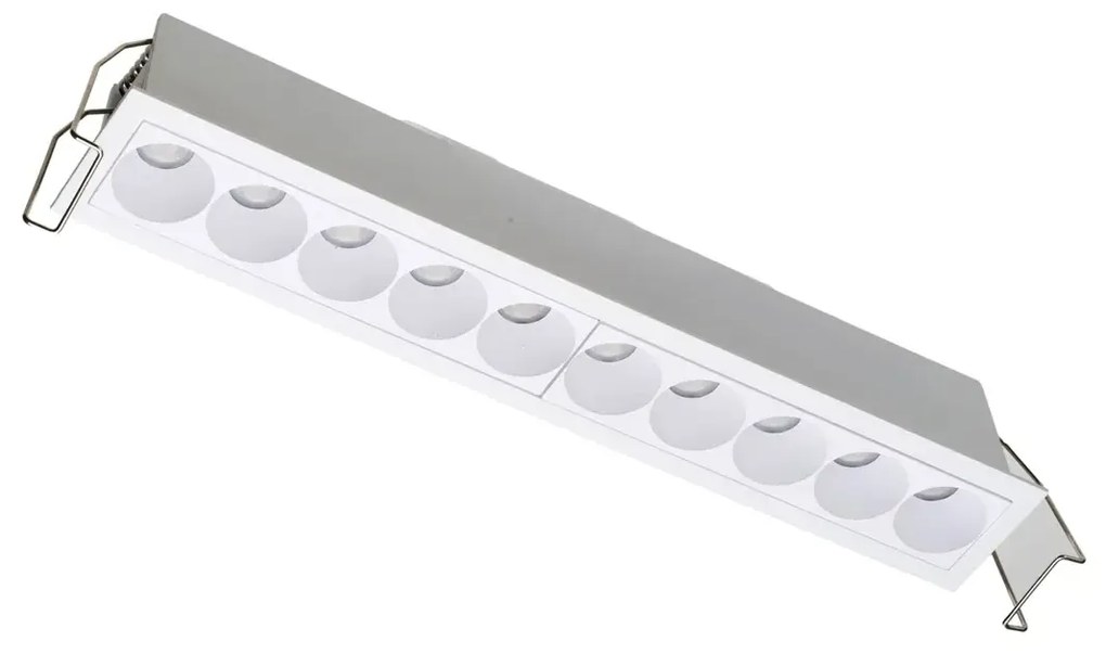 Minimalistické podhľadové svietidlo do sadrokartonu Tetris 28 20W CCT biele