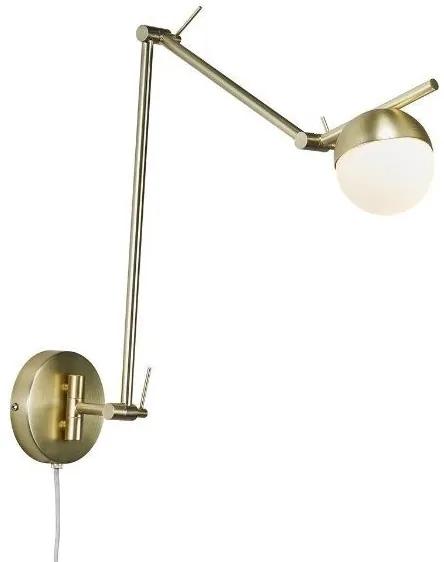 Nordlux Contina nástenná lampa 1x5 W zlatá 2010971035