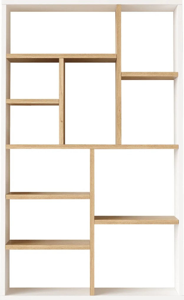 Knižnica Houseland Sia dub Castello/biela