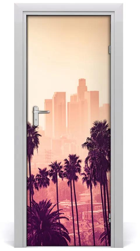 Fototapeta samolepiace dvere Los Angeles mesto 75x205 cm
