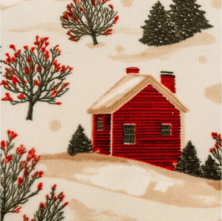 Mikroplyšové obliečky FARM HOUSE krémové Rozmer obliečky: 2 ks 70 x 90 cm | 200 x 220 cm