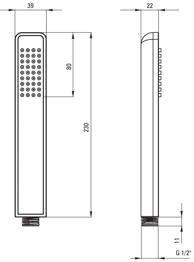 Deante Deante, podomietková termostatická sprchová zostava + BOX, chrómová, BXYZ0ECT