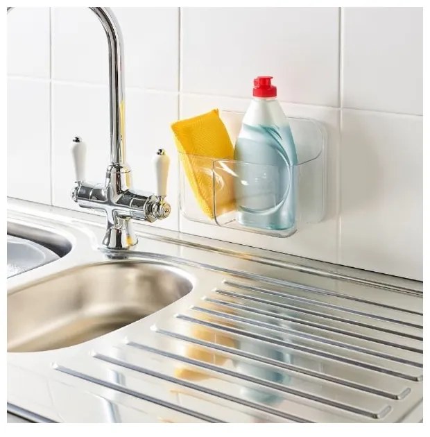 Plastový držiak na zubné kefky bez vŕtania Invisifix – Addis