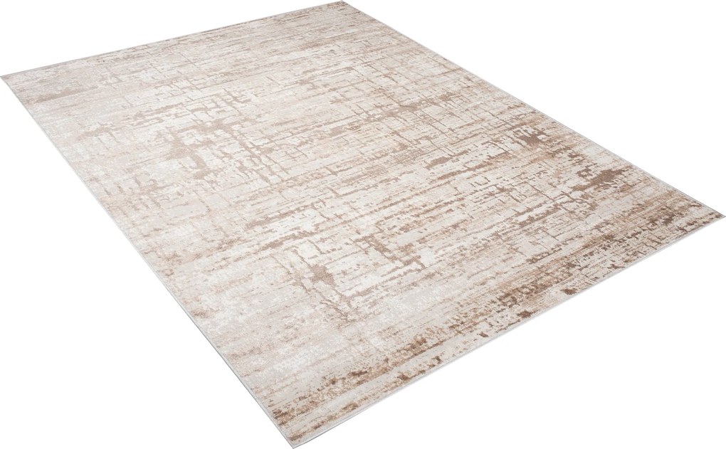 TA Koberec D175E WHITE/VIZON PORTLAND Biely Obdĺžnikový Rozmer: 100x300 cm