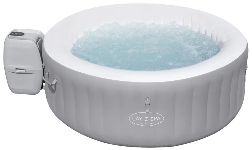 Bestway  Jacuzzi Lay-Z-Spa St.Lucia 170 x 66 cm 3 osoby 60037 sivá