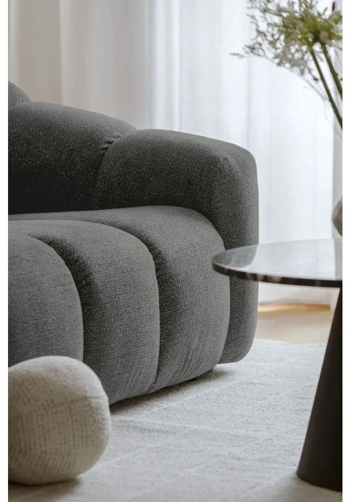 Sivá rohová pohovka (pravý roh/do L) Shell – Miuform