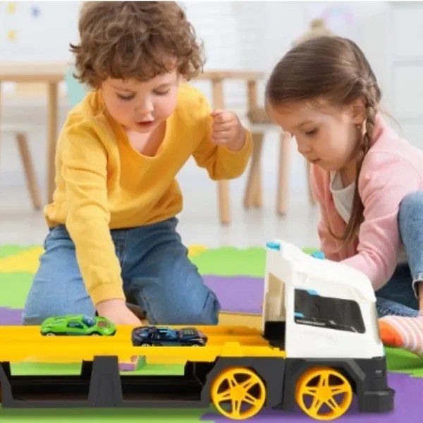 Transportér s dvoma autami