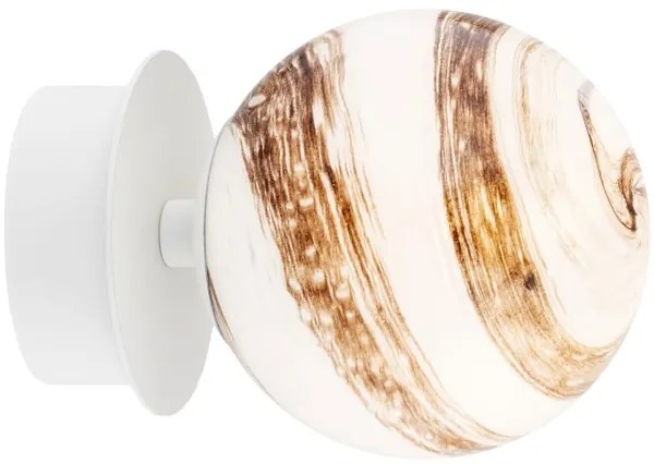 Argon 8454 - Nástenné svietidlo FABIO 1xE14/7W/230V alabaster biela