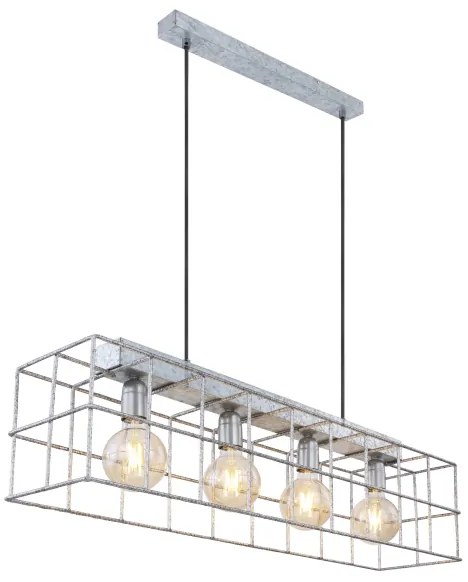 Globo 15530Z-4H - Luster na lanku MERRIL 4xE27/60W/230V