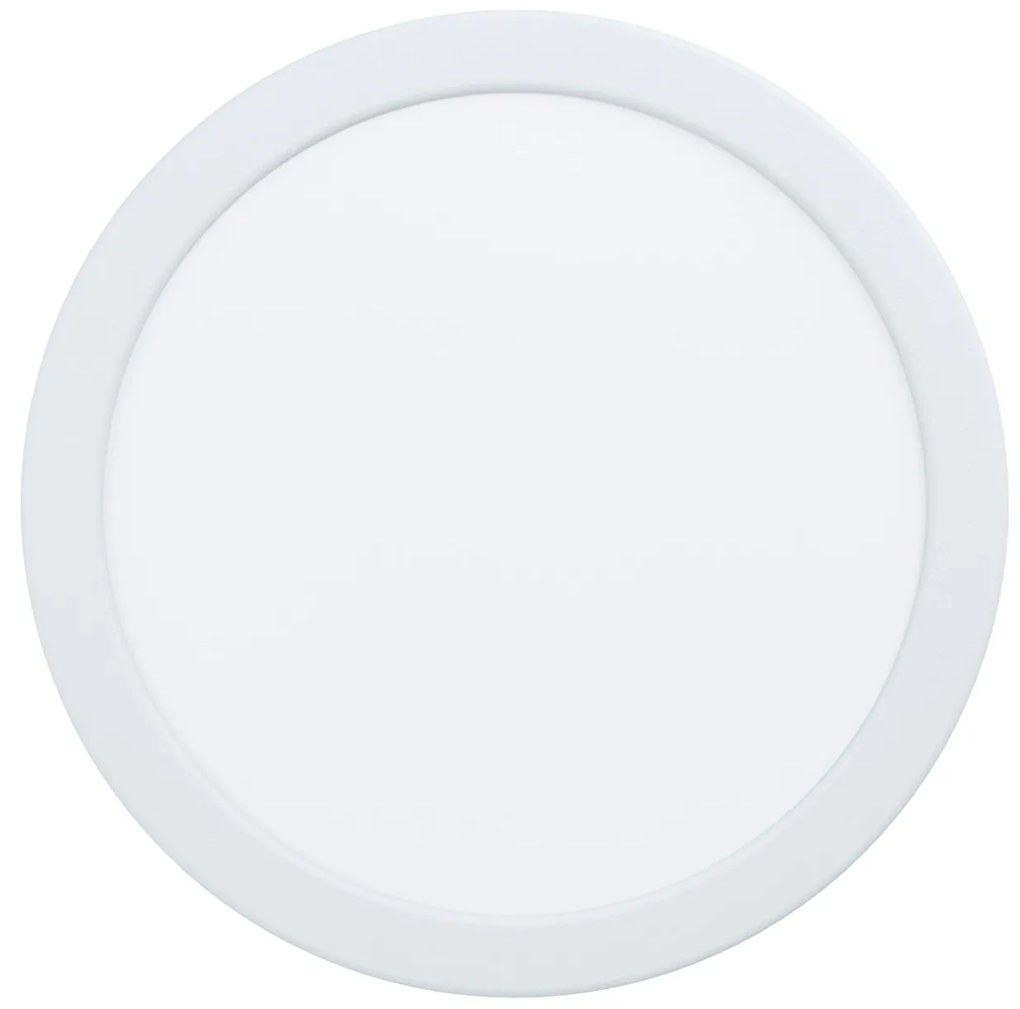 EGLO Zápustné LED stmievateľné osvetlenie FUEVA 5, 16,5W, teplá biela, 216mm, okrúhle, biele