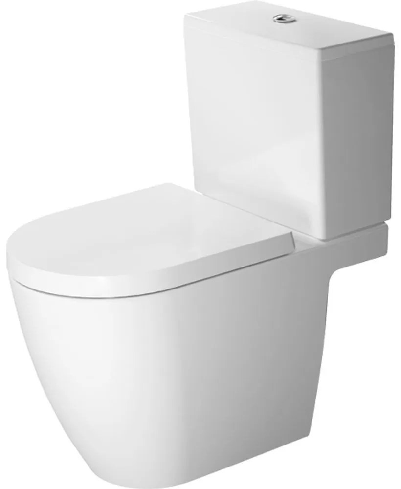 DURAVIT ME by Starck WC misa kombi s hlbokým splachovaním, vodorovný odpad, 370 x 650 mm, biela, 2172090000