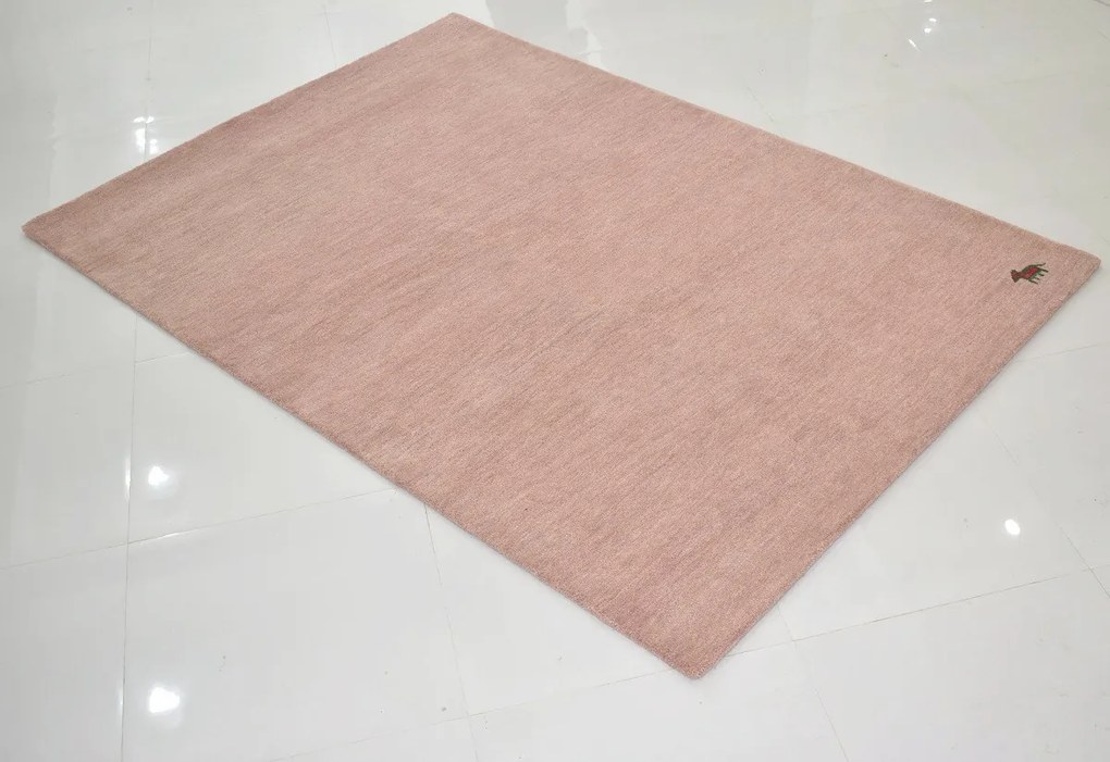 Asra, Ručne všívaný kusový koberec Asra wool pink, 40x60, ružová, obývacia izba