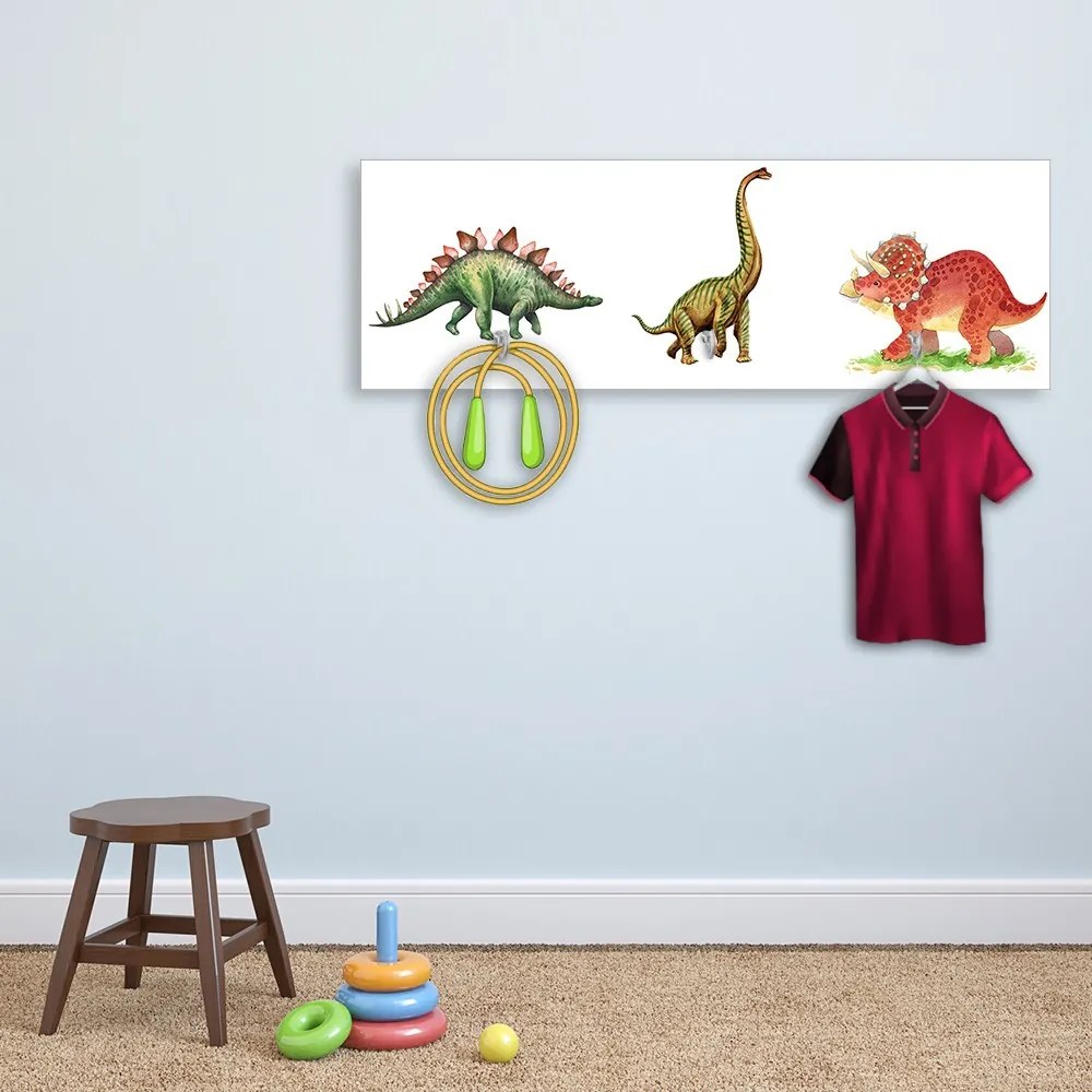 Gario Vešiak na stenu Dinosaury Rozmery: 90 x 30 cm