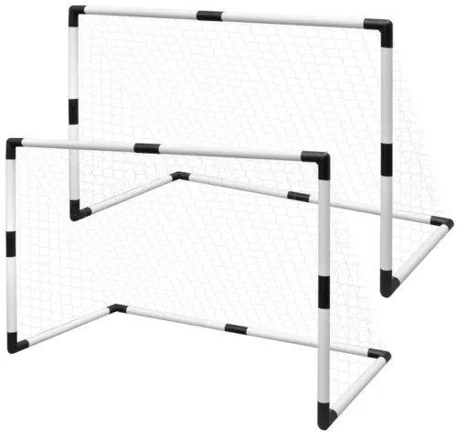 Set mini futbalové bránky 2 ks pre deti 91,5 x 48 x 61 cm-