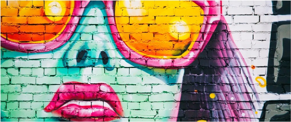 Obraz - Graffiti (120x50 cm)