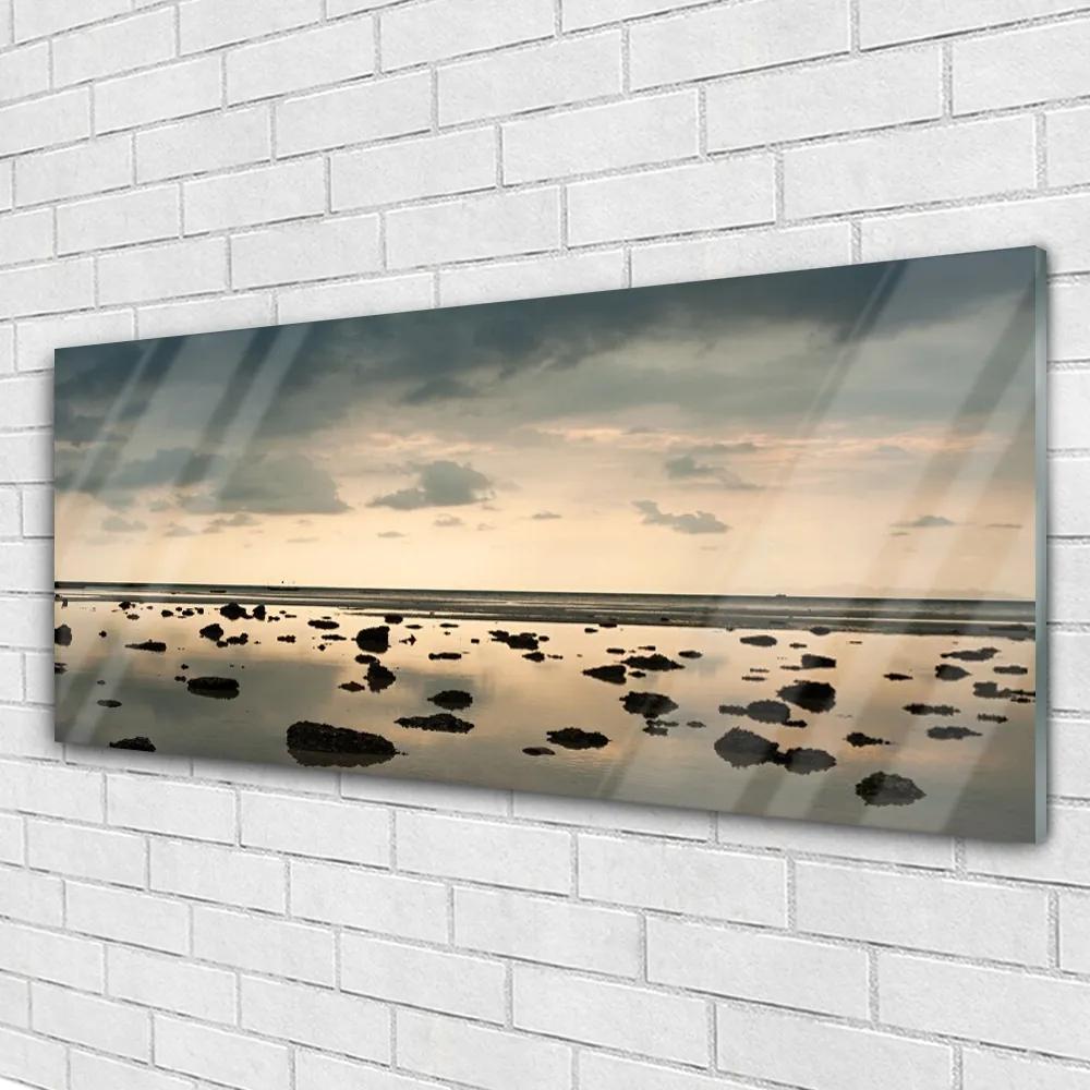 Obraz na akrylátovom skle Voda príroda 125x50 cm