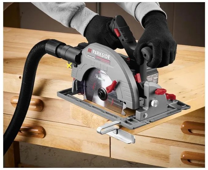 Parkside Performance®  Aku ručná kotúčová píla Pphksa 40- Li A1 + Smart akumulátor 20 V/4 Ah + Dvojitá nabíjačka na akumulátor 20 V/4,5 A  (800010735)
