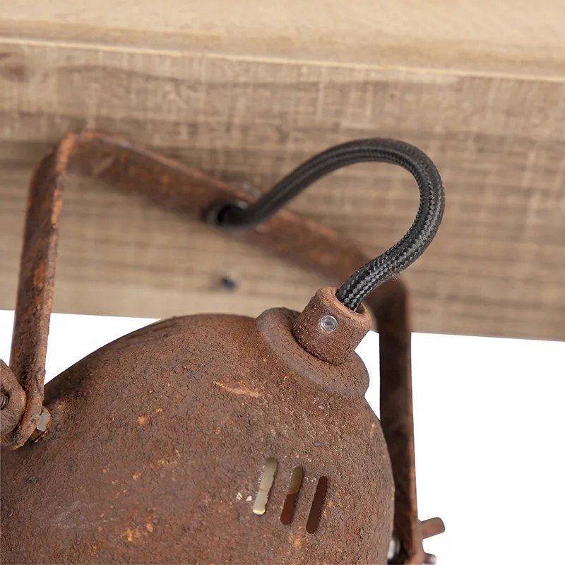 Inteligentný reflektor hrdzavo hnedý nastaviteľný vrátane 3 WiFi GU10 - Gina