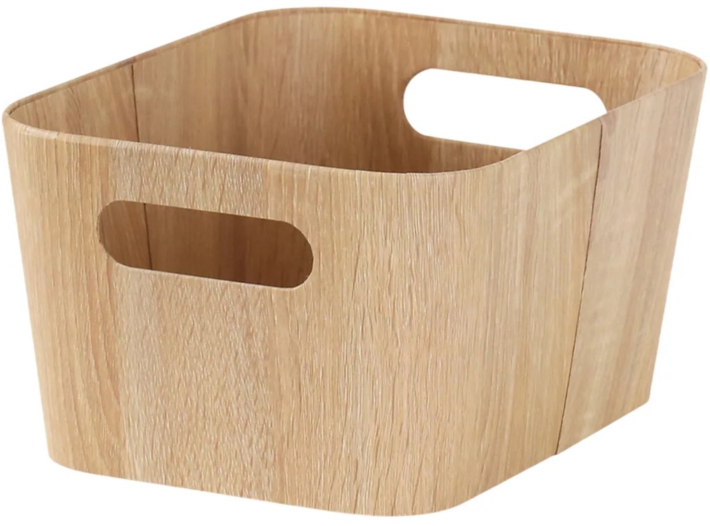 Kitchisimo Set 2 úložných košíkov 31 × 23 × 16 cm, prírodná, L