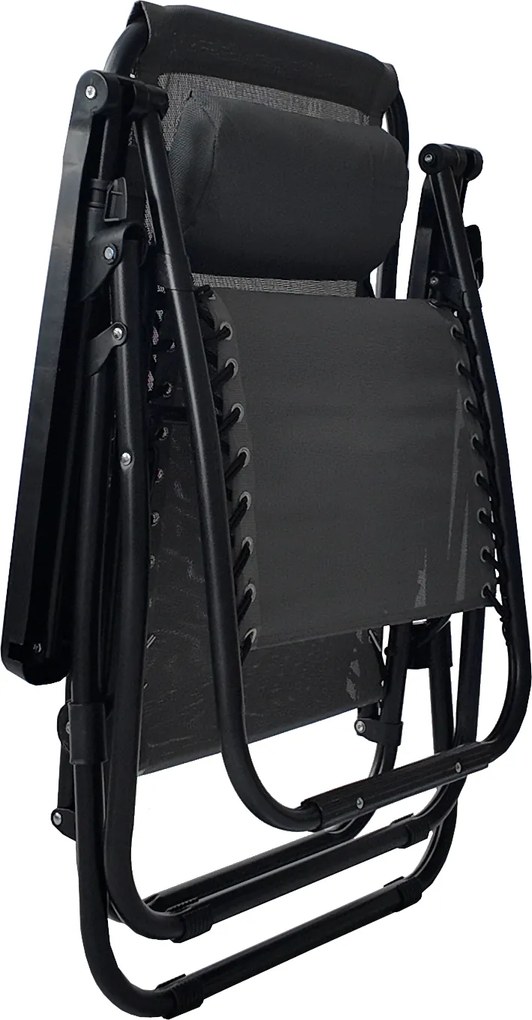 TRENDIE Záhradné ležadlo sivé