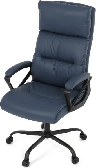 Kancelárska stolička modrá KA-Y346 BLUE
