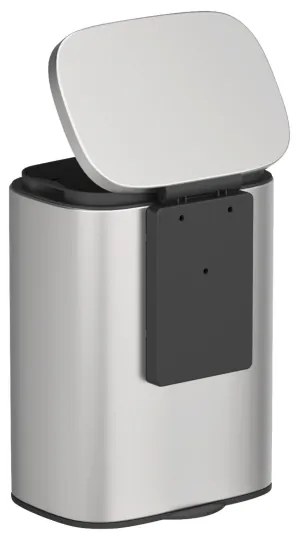 WENKO 25336100 - Kôš SARE 21,5x29,5 cm strieborný