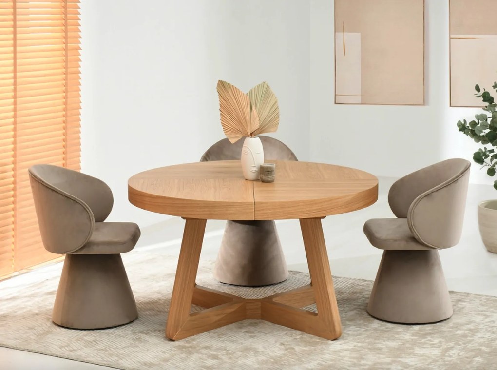 Rozkladací jedálenský stôl OLIA 130-230cm dub