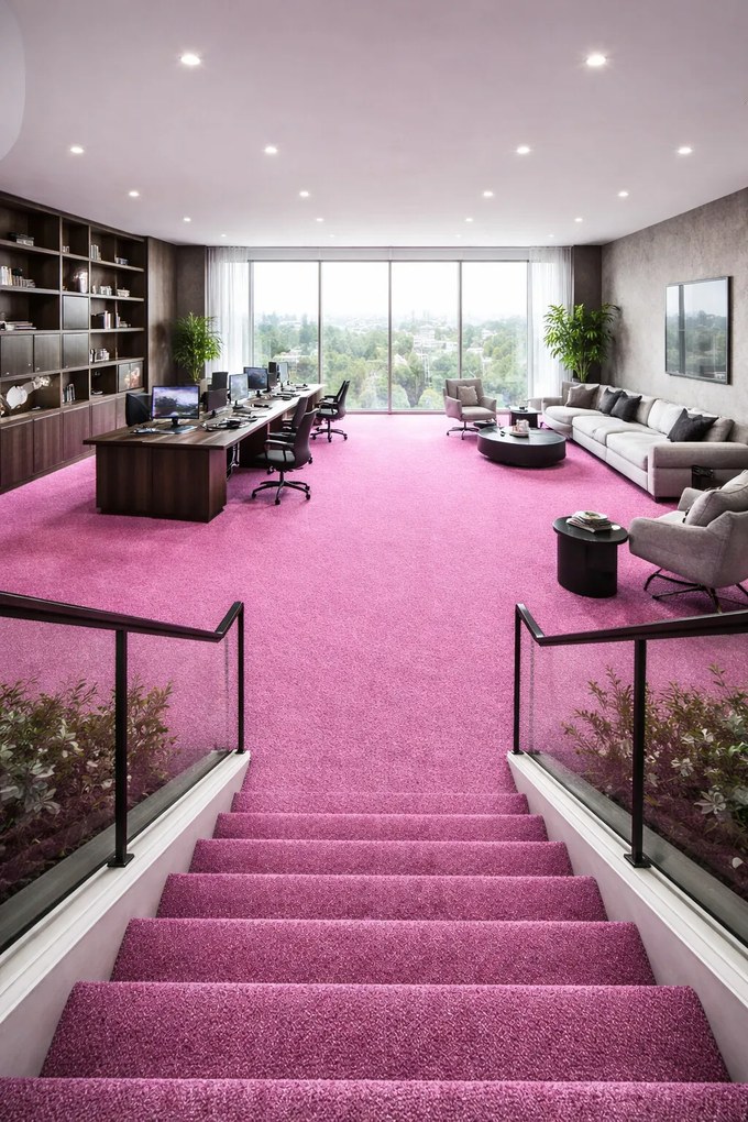 Tapibel, Metrážny koberec Cobalt SDN 64083 - AB svetlo fialový, záťažový, na mieru, šíře 4m, fialová, ab (mriežka), chodba / predsieň