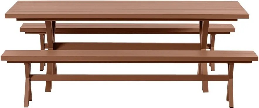 Hliníkový záhradný jedálenský stôl 100x220 cm Delta - Exotan
