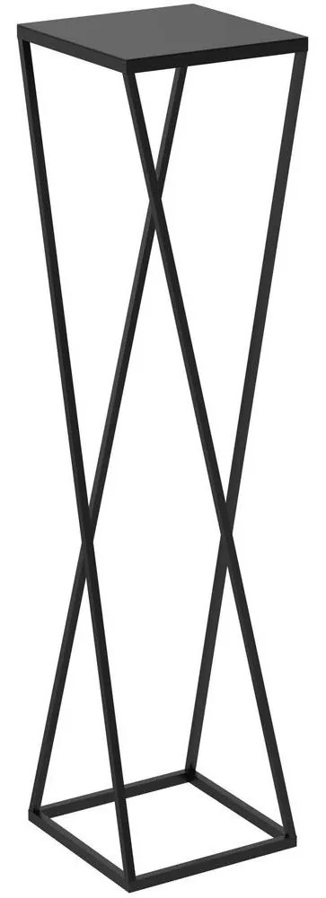 Stojan na kvety 100x24 cm čierna