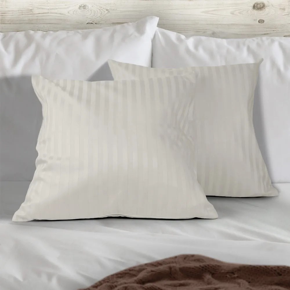 Polášek Damaškový povlak na vankúš - Biela | 70 x 90 cm