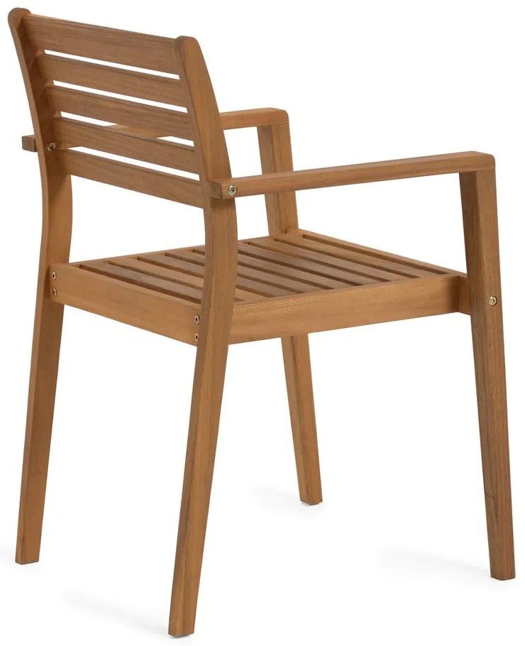 Záhradná stolička z akáciového dreva Kave Home Hanzel