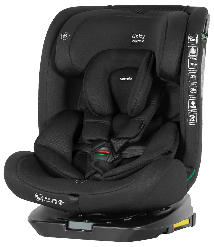 Detská autosedačka CARRELLO Unity CRL-17010 Totality Black