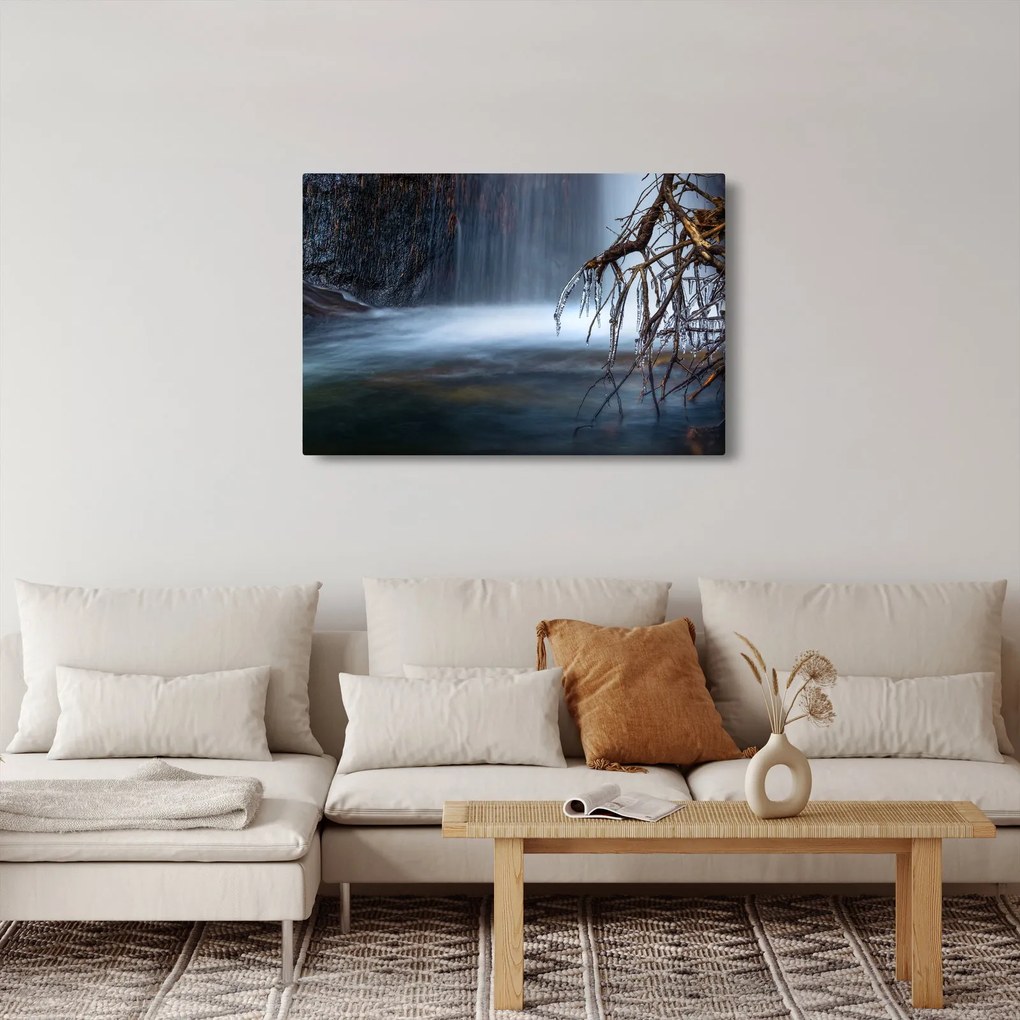 Obraz zimné lagúny (90x60 cm)