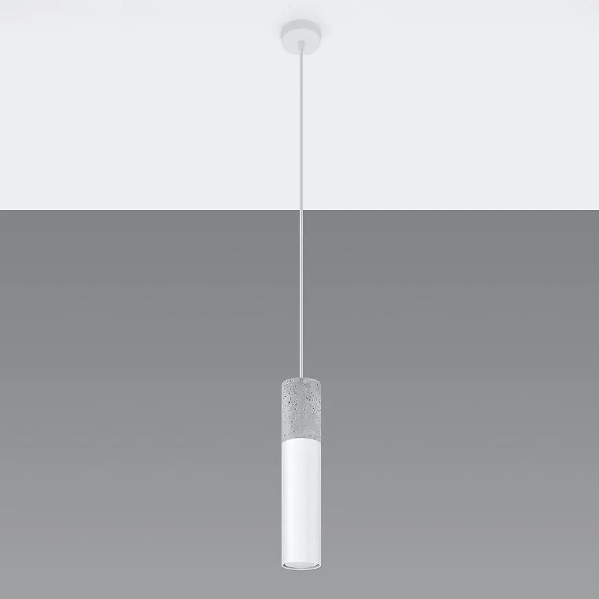 Závesná lampa Pennala 1 biela