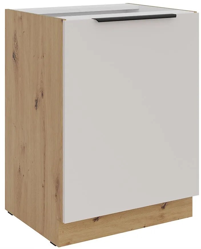 Kuchynská skrinka Solea cashmere/artisan 60D 1F BB