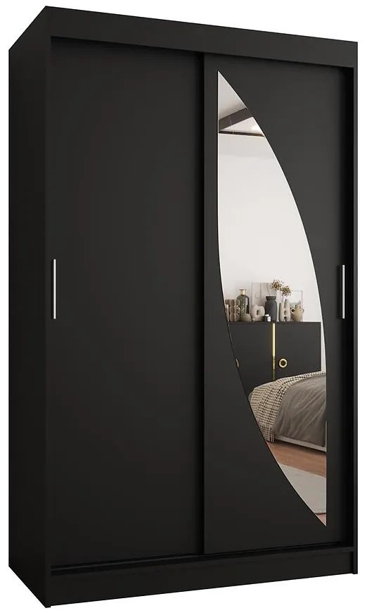 Skriňa Milo 120 čierna