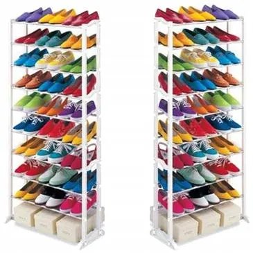 Verk Skladací botník Amazing Shoe Rack 30 párov biela