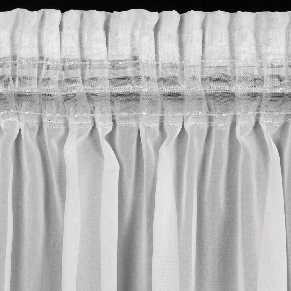 ZÁCLONA NA PÁSKE ARLETA 295X160 CM BIELA