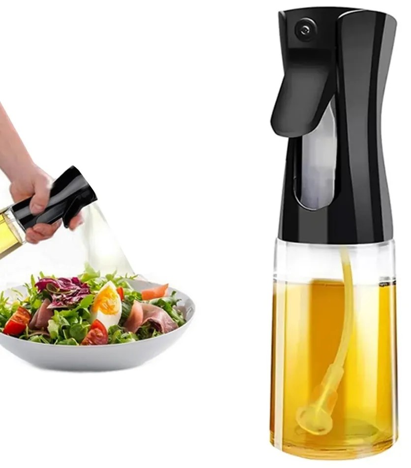 Rozprašovač na olej a ocot, 200 ml, čierna