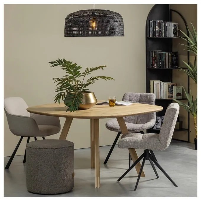 Jedálenský stôl z dubového dreva 130x130 cm Tablo – WOOOD