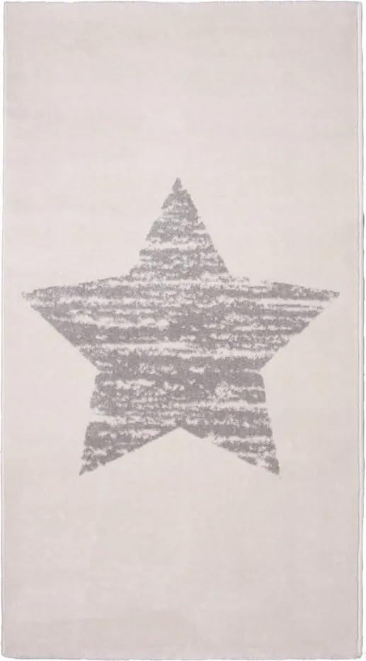 Detský krémový koberec Nattiot Lucero, 80 × 150 cm
