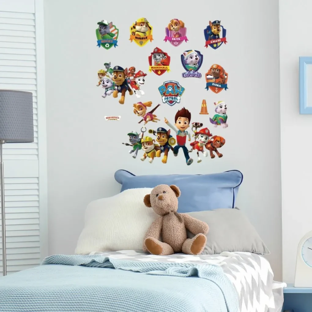 Samolepka na stenu "PAW patrol 2" 50x70 cm