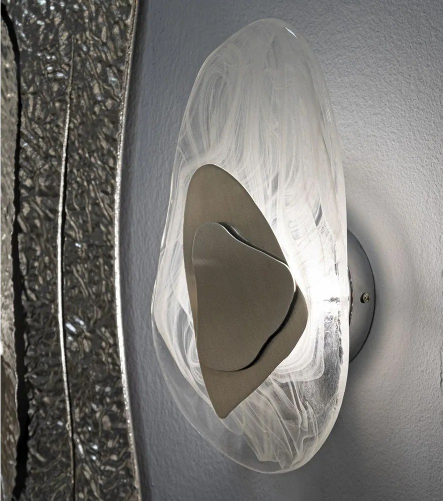 Sklenené nástenné svietidlo Ocean – Mauro Ferretti