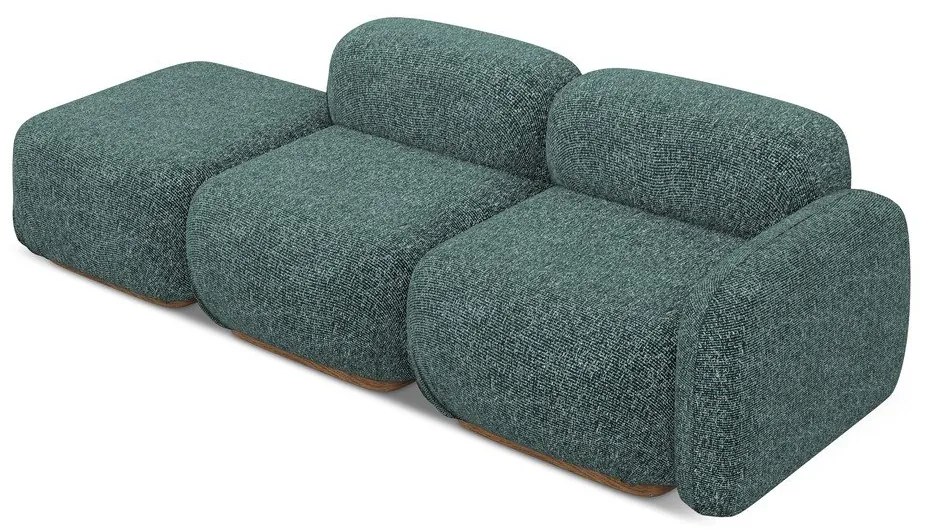 Tyrkysovomodrá leňoška (pravý roh) Ailani – Makamii